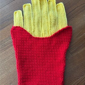 Crocheted French Fry Sleep Sack